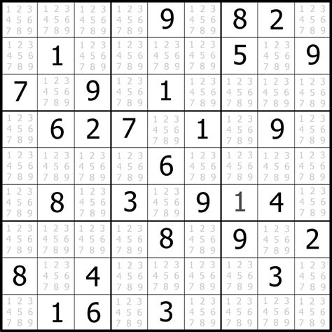 sudoku 9x9 daily extremely hard.
